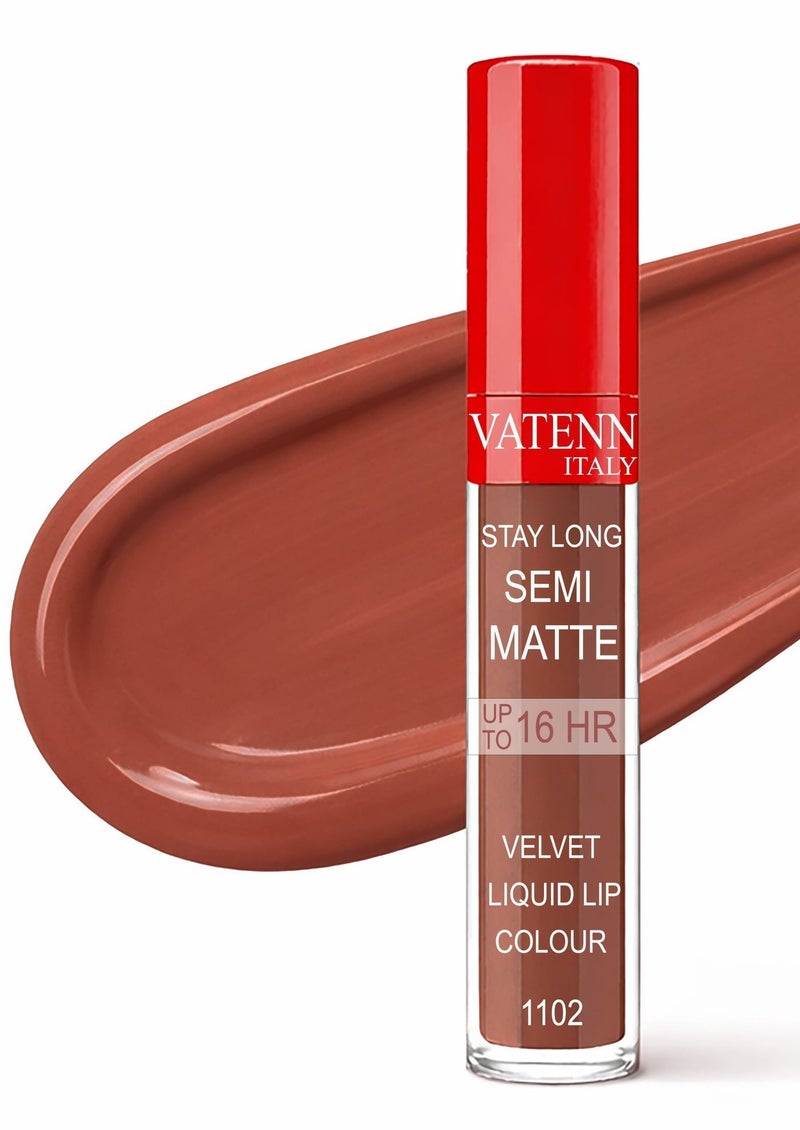 فاتن إيطاليا Stay Long Velvet Liquid lip color 1102 - Image 1
